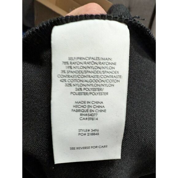 CABI Black Soiree with Lace Skirt Women's 4 - Picture 5 of 7